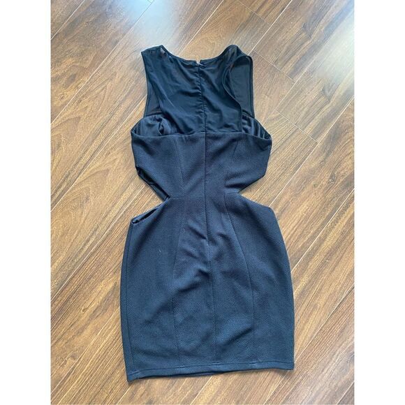 Forever 21 M mesh sweetheart bodycon cut out mini dress - Picture 3 of 6